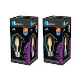 Filament ST64 LED dimmable full glass lamps ES/E27 2700K