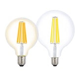 Filament Spherical LED dimmable full glass lamps G95 ES/E27 2700K