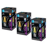 Filament GLS LED dimmable full glass lamps BC/B22 6500K