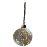 XMAS GLOW HANG BALL DEC CLR/SIL