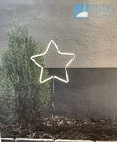 XMAS NEONSTAR STAR W/STAKE