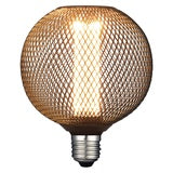 4W LED decorative glode black metal mesh round