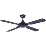 Discovery 1220mm 4 Blade ABS Ceiling Fan Only Matt Black