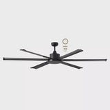 Albatross 2100mm Ceiling Fan 6 Blade Set Matt Black