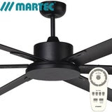 Albatross Mini DC 1650mm 65 8 blade remote control ceiling fan matt black